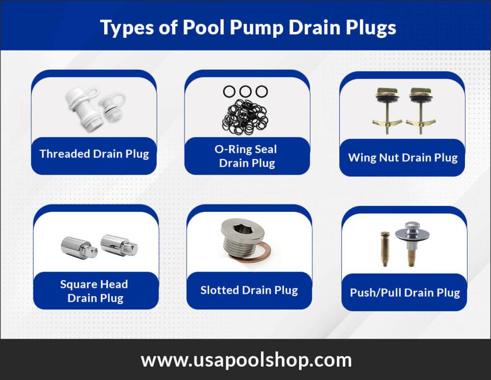 Types of Pool Pump Drain Plugs